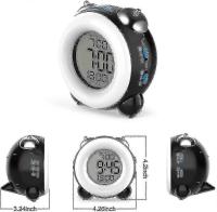 Un Reloj de Alarma Ruidoso para durmientes profundos, Reloj de Alarma opcional con configuración de Alarma dual Y FUNCIÓN DE Repetición 20240603 - details 2
