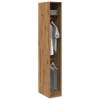 vidaXL Armario de madera de ingeniería 30x50x200 cm en color Gris sonoma/Negro/Gris hormigón y más | almacenamiento funcional diseño moderno para baño dormitorio sala - details 4