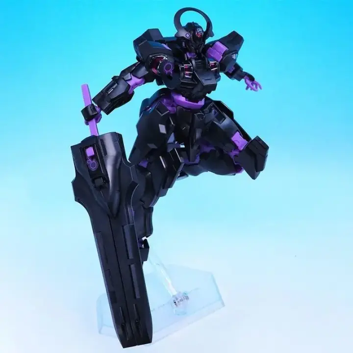 Figura De Acción Schwarzette Neon Purple MDX-0003 HG 1/144 Para Decoración De Escritorio Juguete Coleccionable Para Niños Y Adultos - 1