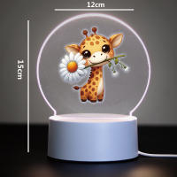 Lámpara De Mesa LED Creativa Con Forma De Animal Luz Nocturna De Acrílico Para Decoración De Habitaciones Regalo Para Hogar - details 2
