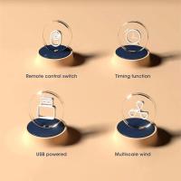 Ventilador de techo con control remoto inteligente USB de 7,08 pulgadas con tres velocidades de viento y tres tiempos, adecuado para uso doméstico (blanco, azul, amarillo, naranja opcional) - details 8