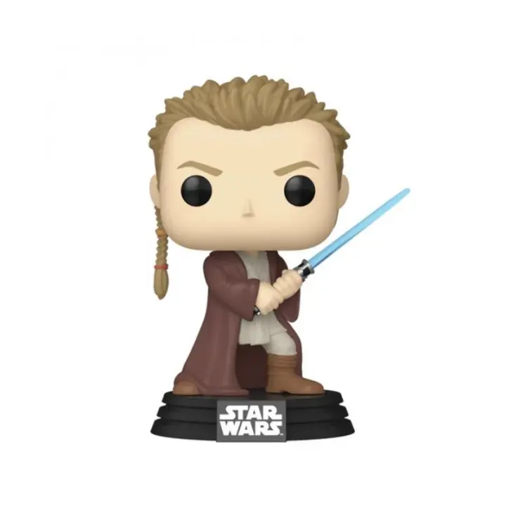 Funko-Funko POP! Star Wars Star Wars-PM 25th- Obi-Wan(Young)- Figura Coleccionable Oficial - Juguete para Niños y Adultos - Fans - Diversidad de Personajes y Temáticas - 1