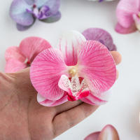 Orquídea Artificial Mariposa Thai Para Boda Accesorios De Novia Adornos De Cabeza Y Pinzas De Pelo Regalo DIY Venta Al Por Mayor Y Por Menor - details 14