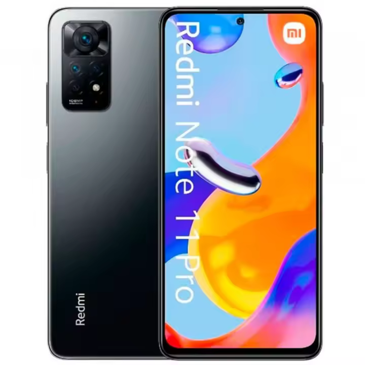 Xiaomi Redmi Note 11 Pro - Pantalla AMOLED FHD+ - Procesador Mediatek Helio G96 - Cámara Principal de 108MP - Batería de 5000 Mah - 1