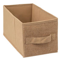 Caja de almacenamiento de fibra de Yute - Cesta organizadora plegable - 5 FIVE - Varios Tamaños - details 1
