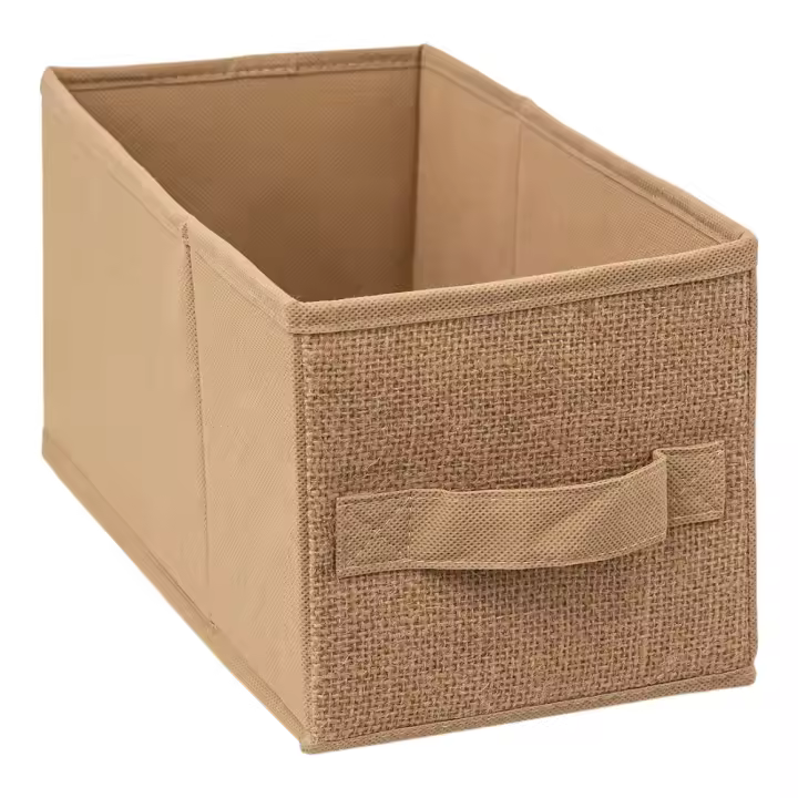 Caja de almacenamiento de fibra de Yute - Cesta organizadora plegable - 5 FIVE - Varios Tamaños - 1
