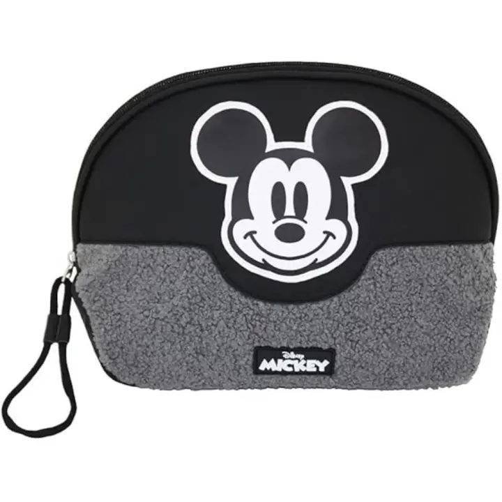 Neceser Aseo Viaje Mickey Mouse Media Luna Negro y Gris 80274 - 1