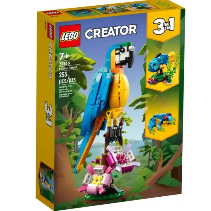 LEGO CREATOR 3 IN 1 LORO EXÓTICO SET 31136 - 1