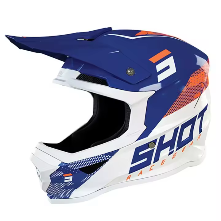 Shot Casco Off-road Furious Camo Azul Adulto - 1