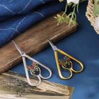 Tijeras De Costura Vintage KRABALL Para Bordado Y Artesanía Corte De Telas Y Hilo Acero Inoxidable Herramienta De Tailor Pequeña - details 1