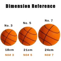 Baloncesto Silencioso Para Entrenamiento Interior Bounceable Mute PU Balón De Bajo Ruido Para Variedad De Actividades Internas - details 1