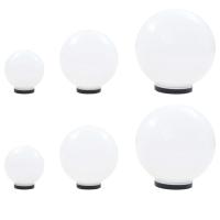 vidaXL Set Lámparas Jardín Luz LED Esférica Bola 20/30/40 cm Iluminación Patio Cantidad 3 unidades, 6 unidades - details 1