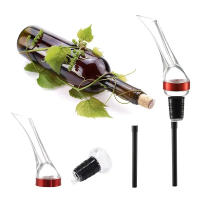 Aerador De Vino Profesional 2-en-1 Que Se Adhiere a Cualquier Botella De Vino Mejora El Sabor Y El Bouquet Spout Pourer De Botella De Vino - details 3