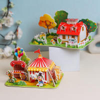 DIY Juguete Antiestrés 3D Puzzle Papel Casa Para Niños Y Niñas De Preescolar Y Escuela Primaria Edad Recomendada 3-12 Años - details 9