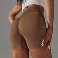 Shorts De Yoga Para Mujer Fitness Running Ciclismo Leggings Deportivos De Cintura Alta Transpirables Talla Grande Verano Gimnasio - details 21