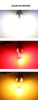 2pcs Lámpara De Freno Y Retroiluminación LED T20 7443 Amarilla 12V Para Coche Universal Adecuada Para 7440 W21W W21/5W Luz Roja - details 5