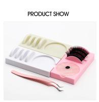 1PCS Herramienta Esencial De Estación Para Pestañas Acrílicas Reutilizables 2 En 1 Soporte Para Pestañas Falsas Y Portador De Pegamento Para Ojos - details 9