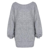 Vestido De Lana Gruesa Para Mujer Estilo Casual Cuello Abierto Manga Larga Color Sólido Diseño Suelto Mini Vestido De Otoño Invierno - details 21