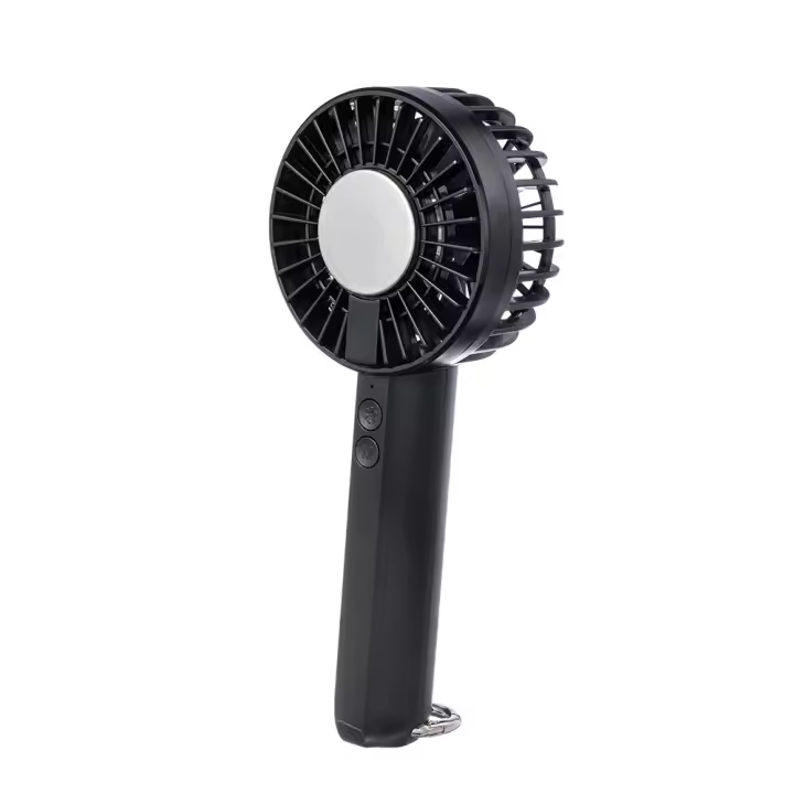 Ventilador de refrigeración portátil de mano de 2000 mAh, nuevo modelo 2025, pequeño ventilador de refrigeración de semiconductores portátil con potente energía eólica y batería de larga duración. - 1