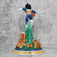 Figura De Colección Dragon Ball Z 25cm Super Saiyan Vegeta Anime PVC Luz Interiorizable Modelo Figura De Decoración Regalo - details 20
