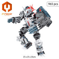 iM.Master - Juego de construcción robot rinoceronte, 965 piezas, diseño articulado con estructura mecánica detallada, sistema de movimiento realista, montaje con piezas de precisión, juguete STEM, instrucciones ilustradas - details 3