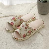 Zapatillas De Lino Para Hombre Y Mujer Transpirables Antideslizantes Cómodas Para Interior Playa Casuales Sin Tacón - details 4