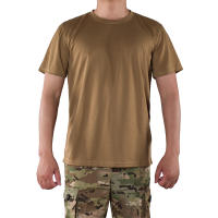 Camiseta Táctica Para Hombre MEGER Quick Dry Camiseta De Gimnasio Con Cuello Redondo Manga Corta Talla Grande Hasta 4XL Casual - details 16