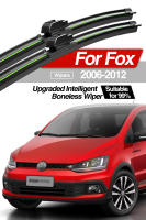LimpiaParabrisas De Lluvia Para Volkswagen VW Fox 2006-2012 Plegables En 2 Piezas Accesorios Para Ventanas Anteriores De Goma Natural Tamaño Original - details 0
