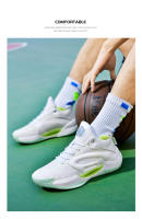 Zapatos De Baloncesto Para Hombre Deporte Antideslizante Al Aire Libre Transpirables Calidad Superior Entrenamiento Profesional Zapatillas De Baloncesto - details 1
