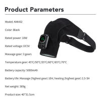 Nueva almohadilla de masaje de calefacción EMS para hombros, almohadilla de hombro con vibración inalámbrica desmontable, masajeador de terapia de hombros, modelo privado - details 14