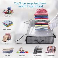 Bolsa De Almacenamiento Plegable Para Suelo - Organizador De Ropa Y Edredones Con Cierre De Cremallera Y Transpirable Para Dormitorio - details 5
