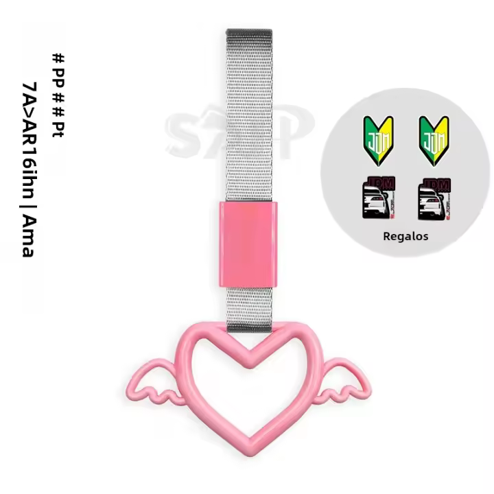 Cuerda De Atracción De Autobús Y Tren JDM Cupido's Arrow Anillo TOPJDM Auto Strap Para Coche Nuevo 1 Pieza Accesorio De Carrocería - 1