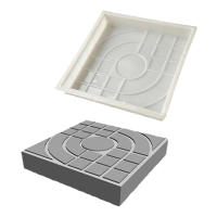 Molde De Pavimento De Plástico Para DIY Accesorios Decorativos Para Jardín Y Casa Hacer Piso De Concreto En El Hogar Y Jardín - details 3