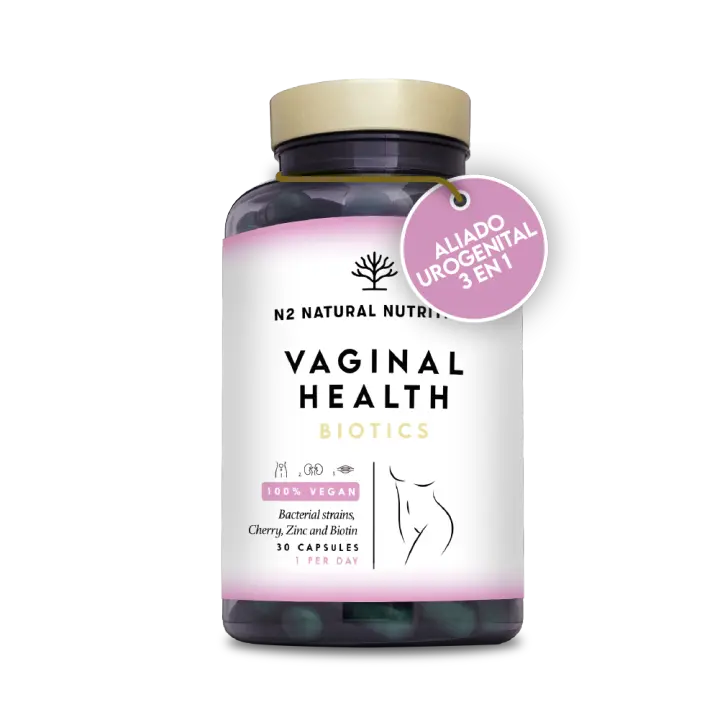 Probioticos Mujer Flora Intima. 6 Cepas Diferentes. Combate y Previene las Infecciones Vaginales y Urinarias. Mejora la Mucosa y Refuerza la Flora Vaginal. 30 Cápsulas. CE. N2 Natural Nutrition - 1
