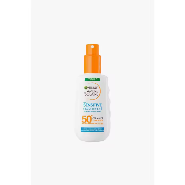 Garnier Ambre Solaire Sensitive Advanced Hipoalergénico Spray SPF50+, 150ml - 1