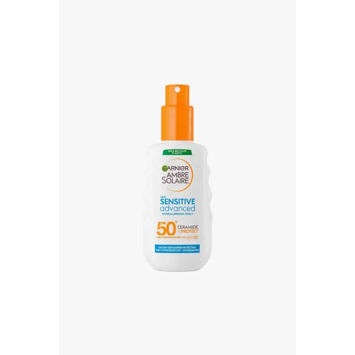 Garnier Ambre Solaire Sensitive Advanced Hipoalergénico Spray SPF50+, 150ml - 1