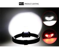 Lámpara De Cabeza Potente LED Inducción USB Recargable Con Batería Integrada Para Pesca Y Camping Hazer Luz Frontal COB Linterna Torcha - details 8