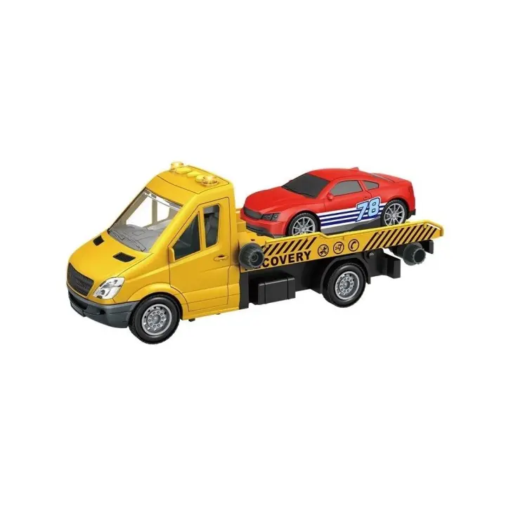 Vehículos Especiales Pack Grúa con Coche Rojo Juguetes MODELMOVIL - 1