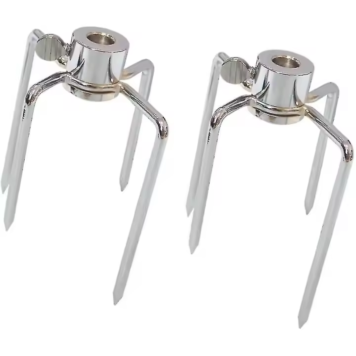 HKK 2 uds parrilla rotativa barbacoa parrilla tenedor accesorios parrilla de calidad alimentaria - 1
