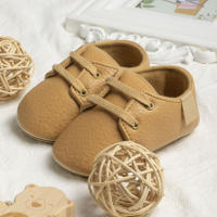 Zapatos De Cuero PU Retro Para Bebés Niños Y Niñas Estilo Británico Multicolor Antideslizantes Para Primera Caminata Suela De Goma Casual Para Niños Y Niñas - details 23