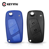 Carcasa De Llave Para Coche KEYYOU 1PCS 3 Botones Para Fiat 500 Punto Stilo Ducato Panda Doblo Bravo Con Control Remoto Plegable - details 0