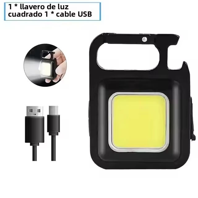 Linterna Frontal LED COB Sensor Recargable Por USB Luz Blanca Impermeable Para Camping Pesca Y Actividades Al Aire Libre - 1