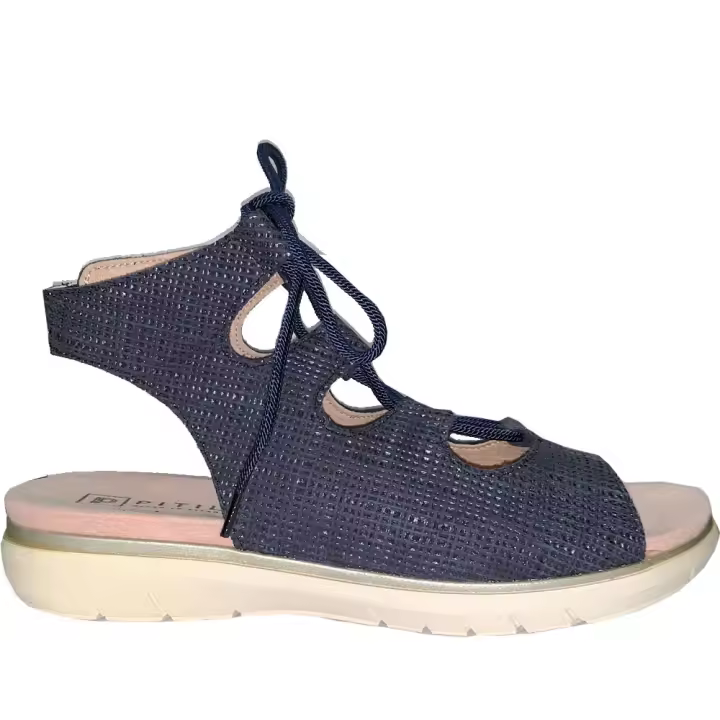 Sandalia Plana Cuerdas Mujer Pitillos 2520 Marino 104295  MARCAS MUJER Pitillos Sandalias Sandalias Sport - 1
