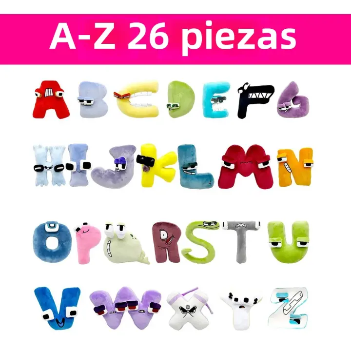 26pcs Alfabeto En Peluche Inglés Muñeco De Peluche Animal Letra Educativo Juguete Para Niños Regalo De Navidad - 1