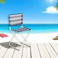 Silla de Playa Plegable Rayas Azul-Blanco | Karawan - details 2