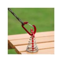 4pcs Hebilla De Anzuelo Para Tenda Accesorios De Camping Al Aire Libre Octopus Cuerda De Viento Fijación De Madera Agujero Con Resorte - details 8