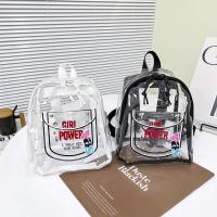 Mochila Grande De Transparencia En Gel Para Moda Bolsa De Compras Estilo Juego Material Principal No Tejido Línea De Color - details 17