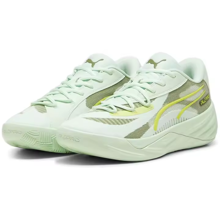 Zapatillas de Baloncesto Puma All-Pro Nitro Fresh para hombre en color verde - 1