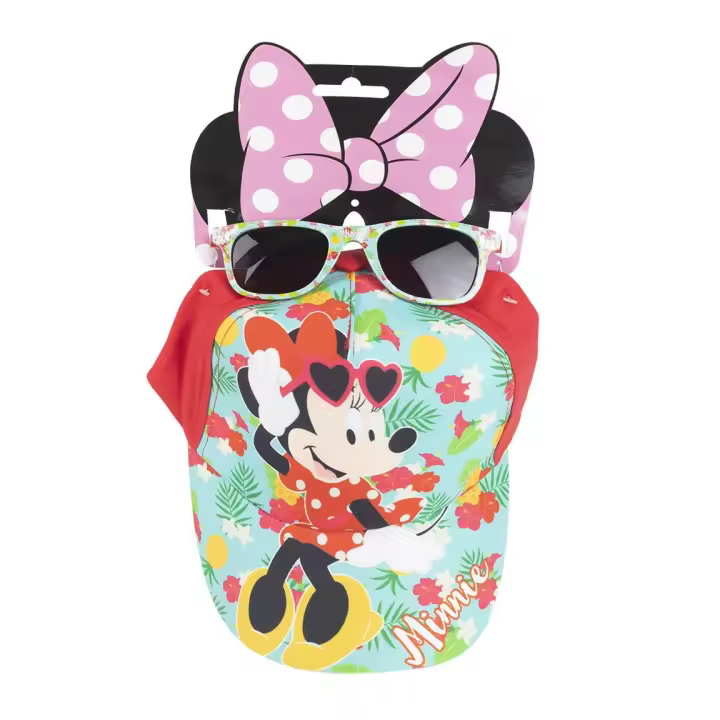 Set Gafas de Sol y Gorra Minnie Mouse - Protección y Estilo para los Pequeños Fans de Minnie - Licencia Disney 100% Oficial by Cerdá - 1