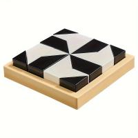 Juego De Construcción De Bloques Ocultos Para Niños 120 Niveles Blanco Y Negro Juguete Inteligente Interactivo Para Padres Y Hijos - details 3